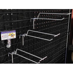 Гачок на сітку з цінникотримачем 20см.